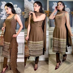 Summer special cotton fabric partywear suit